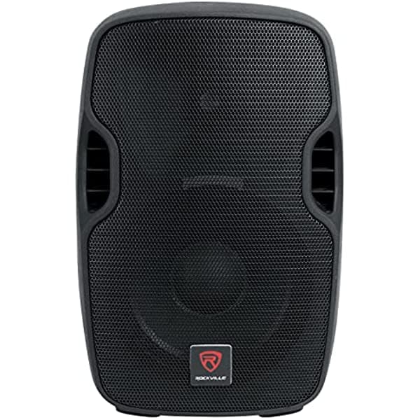 Rockville BPA10 Altavoz DJ PA Profesional Activo Amplificado de 10" con 400w y Bluetooth, Color Negro