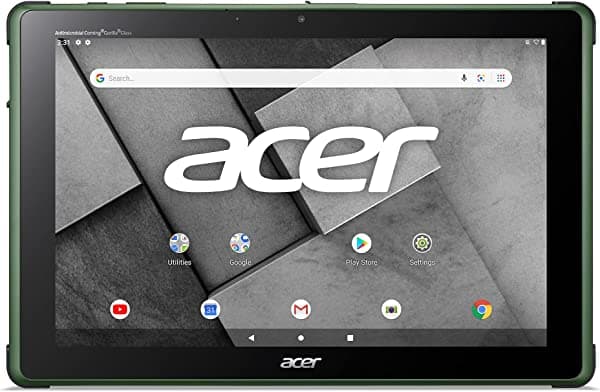 Acer Enduro Urban T1 EUT110A-11A-K24L - Tablet resistente | FHD IPS Touch de 10.1 pulgadas | CPU MediaTek MT8167A | DDR3L de 2 GB | 32 GB eMMC | WiFi-5 | Cámara web frontal de 2 MP y trasera de 5 MP | Verde cazador | Android 10 (Go Edition) NR.R1FAA.002