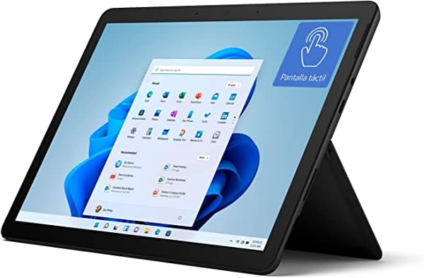 Microsoft Surface Go 3 - Pantalla táctil de 10.5 pulgadas - Intel Pentium Gold - Memoria de 8 GB - SSD de 128 GB - Solo dispositivo - Negro (último modelo) 1901