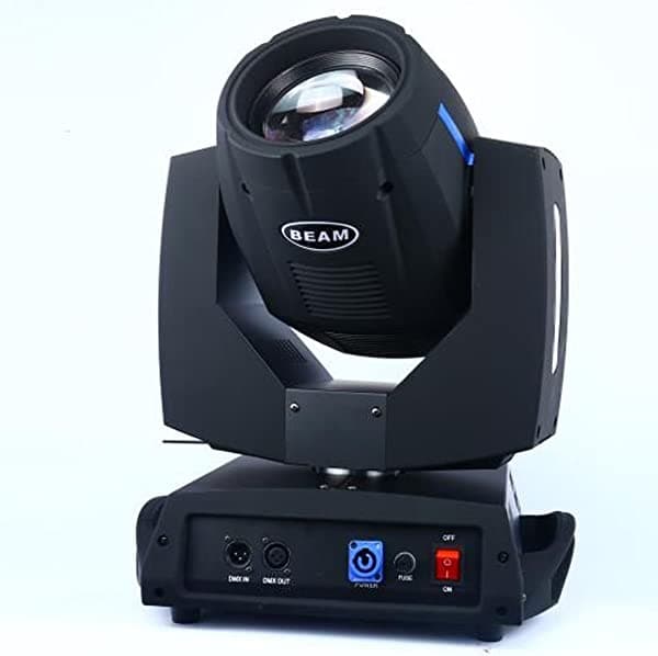 BORYLI 7R Sharpy Beam - Luz de cabezal móvil de 230 W, color negro para bodas, Navidad, cumpleaños, DJ, discoteca, KTV, bar, eventos, espectáculo (luces de haz de 230 W) 14r