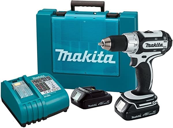 Makita BDF452HW Kit de Taladro/Atornillador Inalámbrico Compacto de Ion de Litio de 18 V y 1/2 pulgada (Descontinuado por el Fabricante)