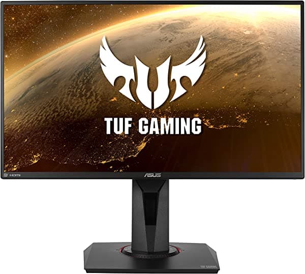 ASUS TUF Gaming VG259QM Monitor 24.5" Full HD 1080P, Fast IPS 280Hz, 1ms, G-SYNC, DisplayHDR 400, Eye Care, HDMI Black