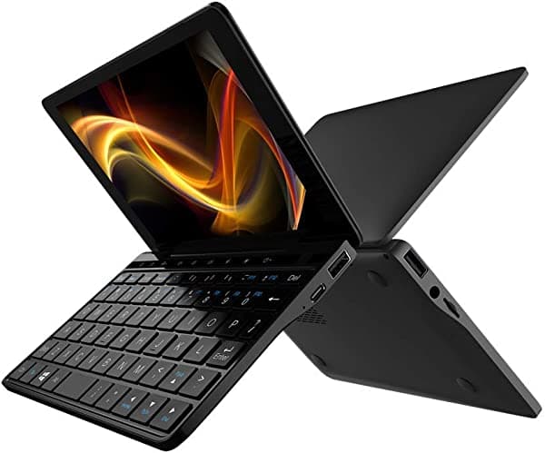 6 Goodlife623 GPD Pocket 2 mini portátil 7 "pantalla táctil aluminio Shell UMPC Windows 10 sistema CPU Intel Celeron procesador 3965Y 8GB/128GB (negro ámbar)