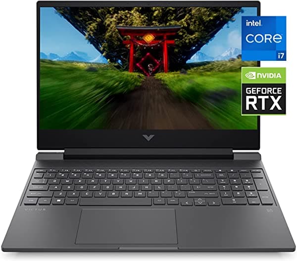 Victus by HP 15 Laptop para Gaming, NVIDIA GeForce RTX 3050 Ti, Intel Core i7 de 12ª generación, 8 GB de RAM, SSD de 512 GB, Pantalla IPS Full HD, Windows 11 Home, Teclado Iluminado, Térmica mejorada (15-fa0020nr, 2022)