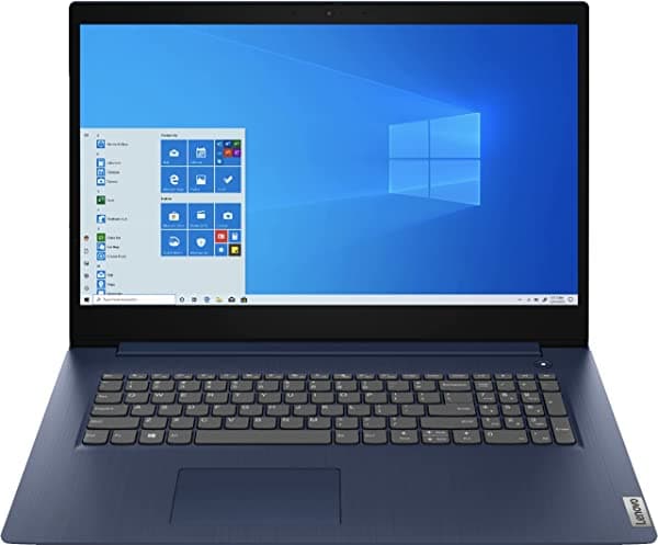 Lenovo IdeaPad 3 17.3 pulgadas HD+ para el hogar y el negocio, Laptop 4-Core i5-1035G1 8GB RAM DDR4 256GB M.2 NVMe SSD Intel UHD Graphics HDMI WiFi AC Bluetooth Webcam Windows 11 Home con RE Accesorios 81WF004CUS