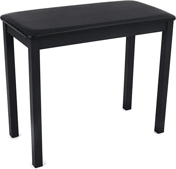 Casio CB-7BK - Banco para piano con asiento acolchado, color negro CAS CB7 BK