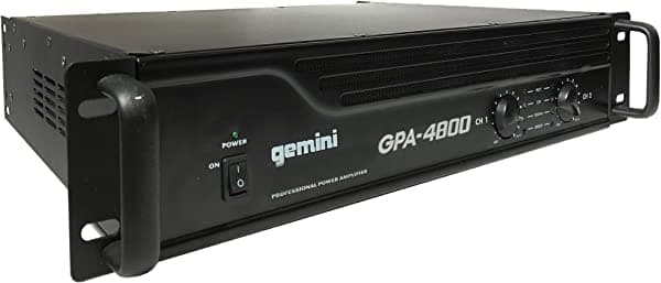 Gemini GPA-4800 Amplificador de Potencia Profesional DJ 4000W