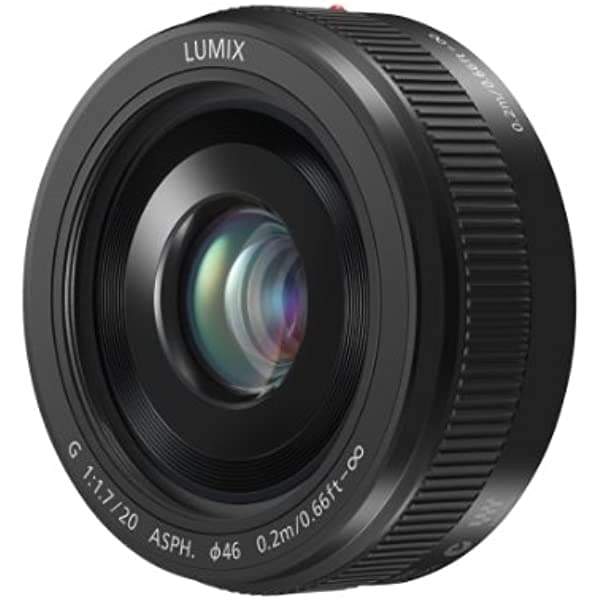 Panasonic Lumix G, lente f/1.7 II ASPH de 20 mm para microcámaras de cuatro tercios H-H020AK