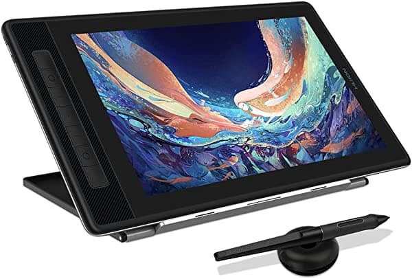 HUION Kamvas Pro 13 Tableta Gráfica Monitor 2.5K QHD con Pantalla QLED de Laminación Completa y Lápiz Óptico Sin Batería PW517 para Windows PC, Mac, Android, Tableta de Dibujo Digital de 13.3 Pulgadas con Pantalla Pen Display
