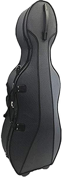 Woodnote Estuche Acolchado para Chelo de Color Gris 4/4 Nuevo con Dos Ruedas/Incluye una Colofonia adicional…