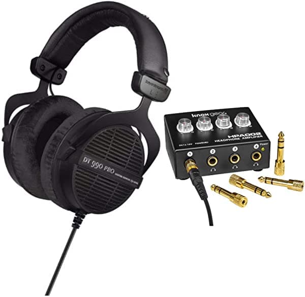 Beyerdynamic Dt 990 Pro - Auriculares De Estudio (250 Ohmios Edición Limitada 4 Canales 2 Unidades) Color Negro DT990-BLKLIMITED_K5