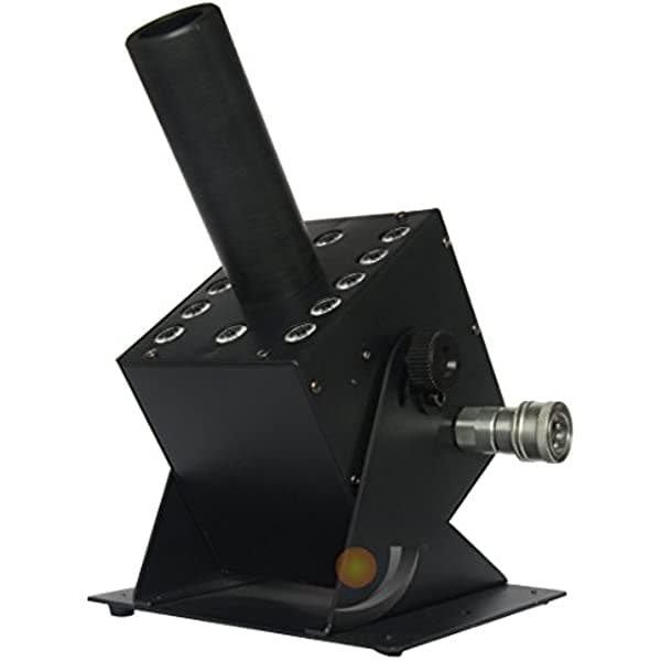 Xinyue CO2 Jet máquina con control de 12 x 3 W LED CO2 Cannon 6 M manguera de gas DMX para Fiesta Discoteca DJ Evento Show