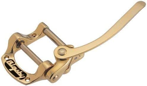Bigsby B5 Vibrato para Guitarra de Cuerpo Plano en Dorado (Gibson SG, Flying V, Explorer, Firebird)