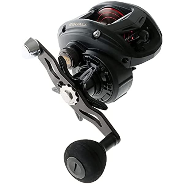 Penn SQL400LPHS Squall - Baitcast de alta velocidad de perfil bajo, 400sz, metal