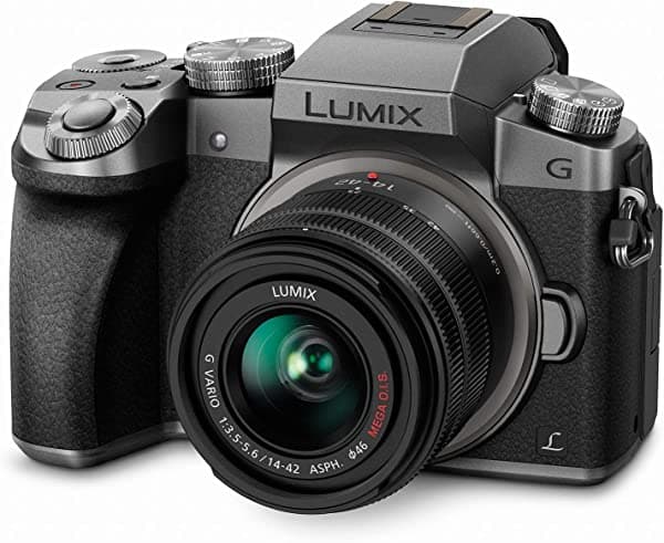 Panasonic LUMIX G7KS 4K Cámara sin espejo, cámara digital de 16 megapíxeles, 0.551-1.654 in lente Kit DMC-G7KS