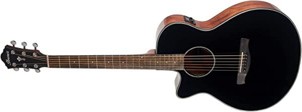 Ibanez AEG50L - Guitarra electroacústica para zurdos color negro de alto brillo AEG50L-BKH