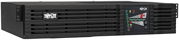 Tripp Lite Batería UPS inteligente en línea de 1000 VA, doble conversión de 800 W, bastidor de 2U, funcionamiento extendido, interfaz de red WEBCARDLX preinstalada, USB, serie DB9 (SU1000RTXL2UN)