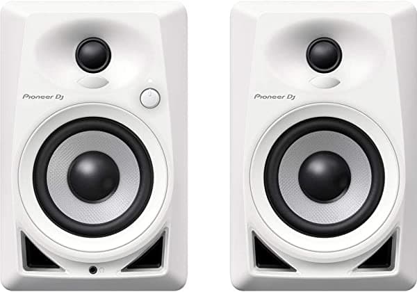 Pioneer DM-40-W par de parlantes de computadora para escritorio 4" activos (color blanco)