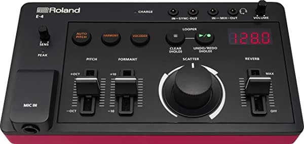 Roland E-4 Aira Compact Voice Tweaker con Looper incorporado - Herramienta de transformación de voz