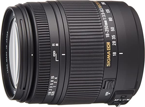 Sigma 18-250mm f3.5-6.3 DC MACRO OS HSM para Cámaras DSLR Digitales Canon 883101