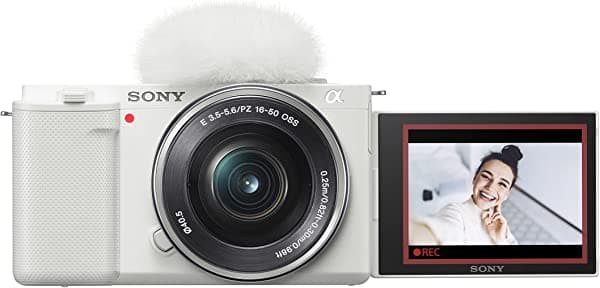 Sony Alpha Zv-E10 - Aps-C - Cámara Con Lente Intercambiable Sin Espejo Para Videoblogueros Color Blanco ILCZV-E10L/W