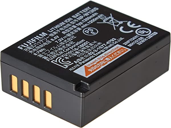 Fujifilm NP-W126S Batería recargable de iones de litio. NP-W126S Rechargeable Battery