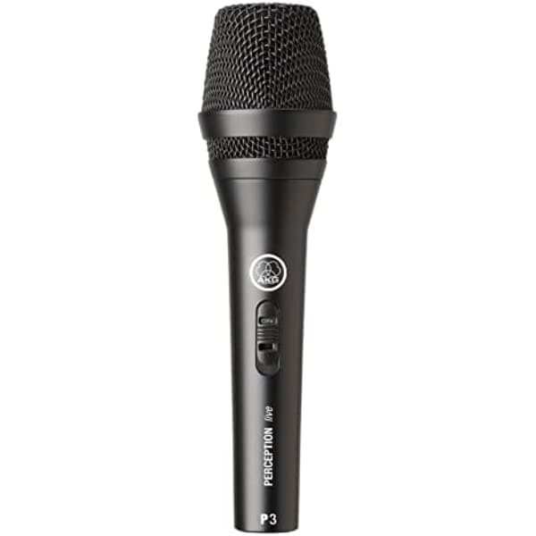 AKG Pro Audio Perception P3S Micrófono cardiodo dinámico de alto rendimiento para apoyar voces e instrumentos 3100H00140