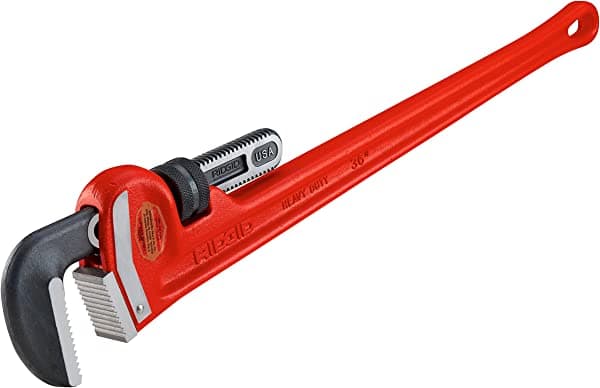 Ridgid 31035 - Llave De Tubo Recta Resistente Modelo 36 Llave De Fontanería De 36 Pulgadas