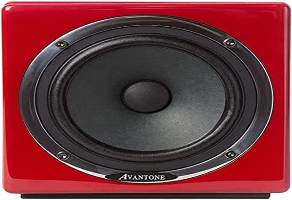 Blue Stone Traders Avantone Pro Active MixCube Monitor de estudio de 5.25 pulgadas, color rojo, cada uno AREDMONO