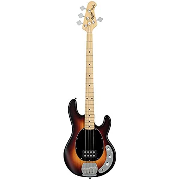 Sterling by Music Man RAY4 Bajo StingRay en Vintage Sunburst Satin - Instrumento de Cuerda Alta Calidad, Sonido Profesional RAY4-VSBS-M1