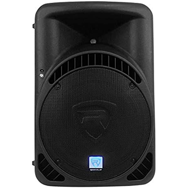 Rockville RPG15BT V2 15" Powered 1000W DJ PA Altavoz con Bluetooth + control remoto + enlace inalámbrico a altavoz adicional