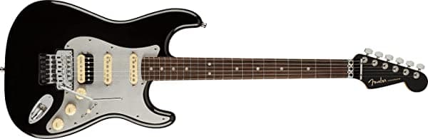 Fender American Ultra Luxe Stratocaster Floyd Rose HSS Mystic Negro ULTRALUXSTHSSFRRMBK