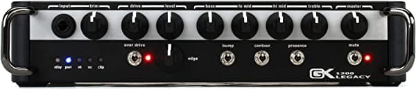 Gallien-Krueger Legacy 1200-1200-Watt cabeza de bajo ultra ligero 302-0980-A