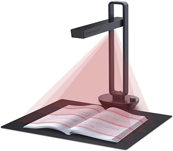 Man-hj Scanner CZUR Aura Pro - Escáner de libros portátil tamaño A3 con lámpara de escritorio LED OCR inteligente para oficina familiar en casa para demostración en vivo, conferencias web, enseñanza remota 123165464987489