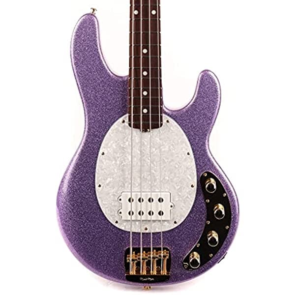 Ernie Ball Music Man StingRay - Bajo especial - Amatista brillante con diapasón de palisandro 107-AS-20-WD-CS-GD