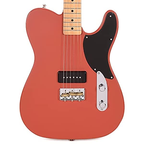 Fender 6 Cuerdas Guitarra Eléctrica Cuerpo Sólido, Derecha, Fiesta Rojo (0140912340)