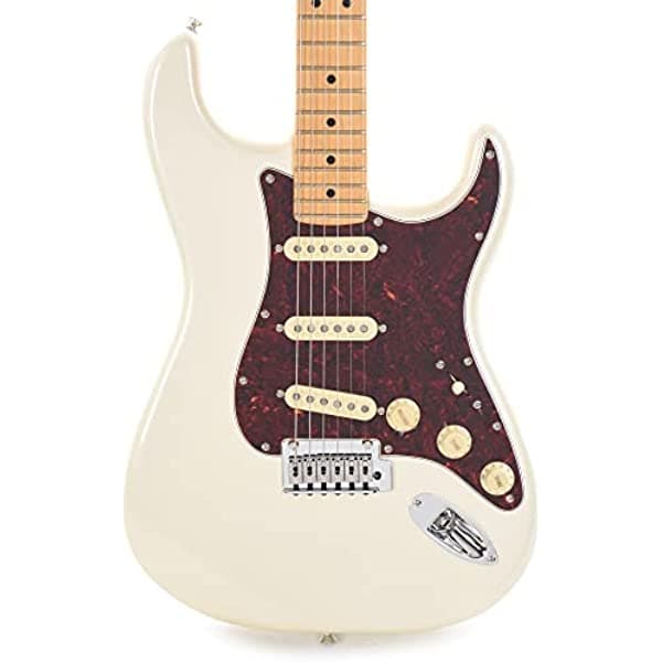 Fender - Guitarra eléctrica de cuerpo sólido de 6 cuerdas para diestros, Olympic Pearl (0147312323)