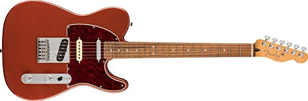 Fender Guitarra eléctrica de cuerpo sólido de 6 cuerdas, Derecha, Envejecido Candy Apple Rojo (0147343370)