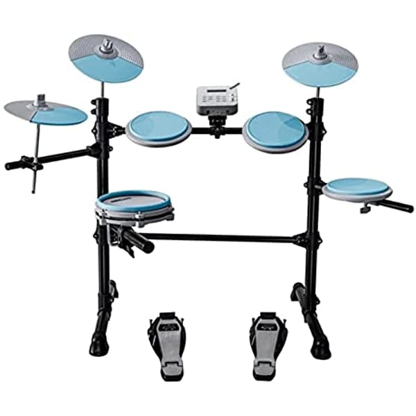 PWANG - Batería electrónica digital, kit de percusión electrónica, set de batería de práctica (color: Blue) PINWANGBH