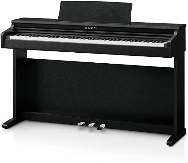 Kawa i KDP120 - Piano digital de 88 teclas con banco, color negro satinado KDP120B