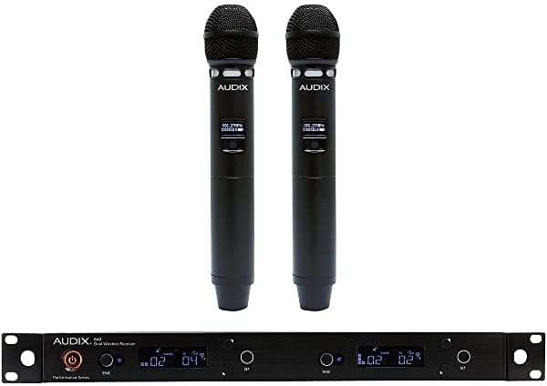 Audix ap42 VX5 un | R42 receptor de sistema inalámbrico con dos H60/VX5 transmisor de mano AP42VX5A