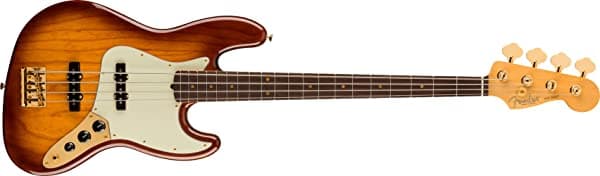 Fender 75th Anniversary Commemorative Jazz Bass RW 2-Color Bourbon Burst con estuche rígido 177562833