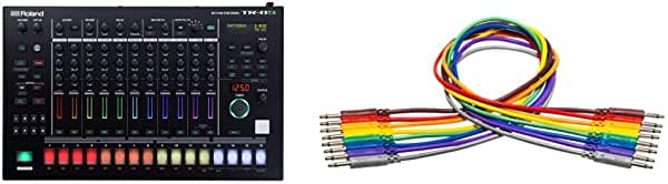 Roland Aira Rhythm Performer (Tr-8S) Y Hosa Cmm-890 0.138 In Ts A 0.138 In Ts Cables De Conexión Desequilibrados 3 Pies