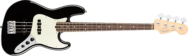 Fender American Professional Jazz Bass - diapasón de palisandro, bajo eléctrico color negro 193900706