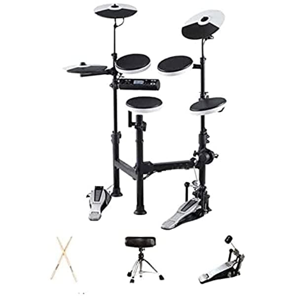 Keshuo Electronic Drums Portable Folding Drums Electronic Drums Practice Electric Drum (Color 04) HESHUOBAI
