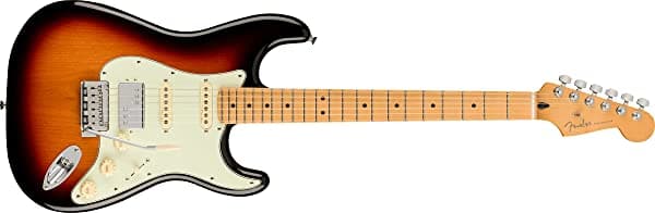 Fender guitarra eléctrica de cuerpo sólido de 6 cuerdas para diestros, 3-Color Sunburst (0147322300)