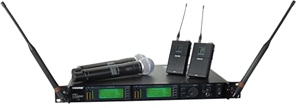 Shure UR124D+/Beta58A Dual Channel Sistema Combo Inalámbrico UR124D+/BETA58-G1