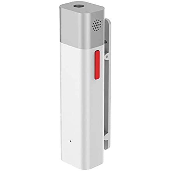 Lihuzmd Micrófono Inalámbrico Micrófono Lavalier Inalámbrico Bluetooth Estudio Reducción De Ruido Para Smartphone Cámara Réflex Digital Grabación De Vlog Color Blanco 30510168-969-913