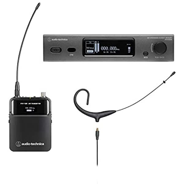 Audio-Technica Atw-3211N892X De2 3000 Series Sistema De Auriculares Omnidireccional Inalámbrico De Red De2 470-530 Mhz Negro