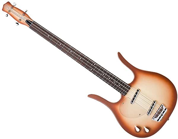 Danelectro Longhorn Bajo Eléctrico Zurdo - Copper Burst DLHBASS